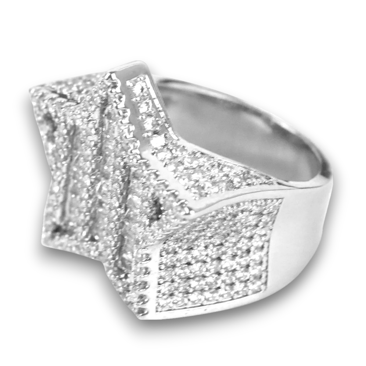 Anillo Stellar Baguette Oro 18K y Oro Blanco